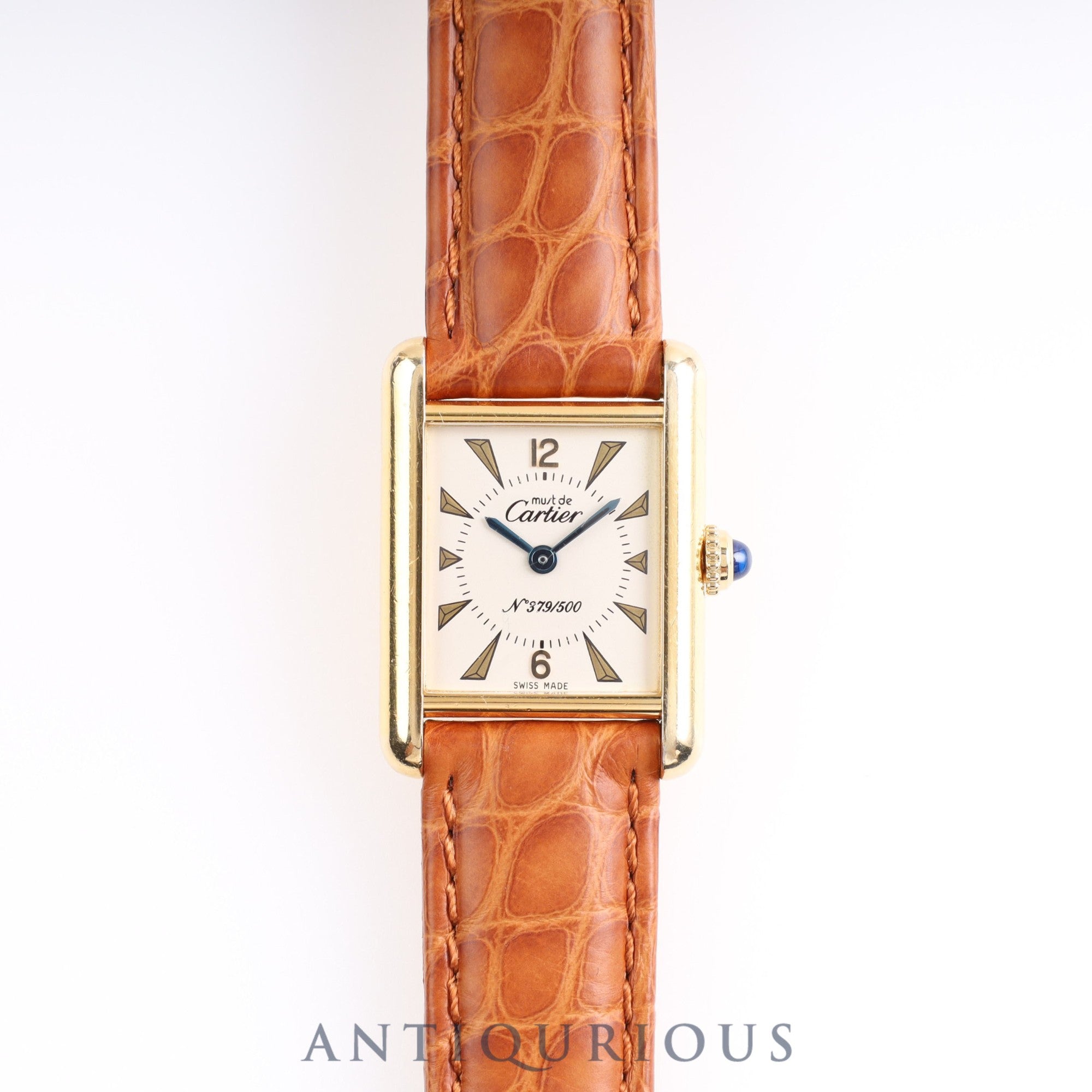 Cartier Must Tank SM QZ 1613 Genuine Buckle 500 Pieces Limited Edition Dial Cartier Boutique Complete Service