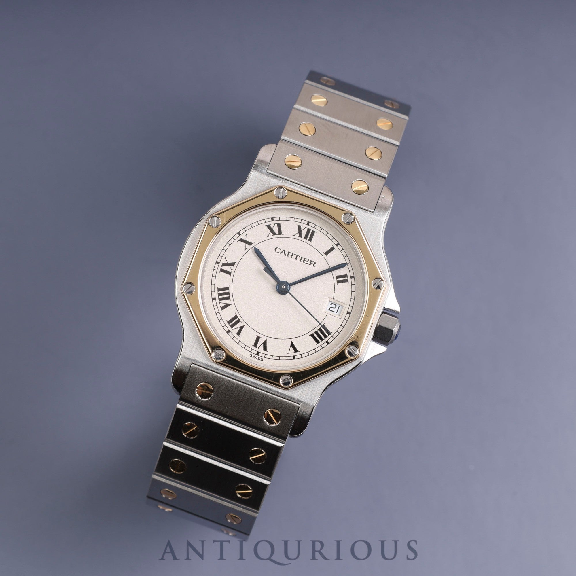 CARTIER カルティエ SANTOS OCTAGON LM サントスオクタゴンLM W2001583 コンプリートサービス済み