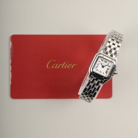 カルティエ パンテール ドゥ カルティエ ミニ WSPN0019 / 4188 クォーツ Cal.059 SS SS シルバーローマン文字盤 冊子 保証書（2019年）オーバーホール済み