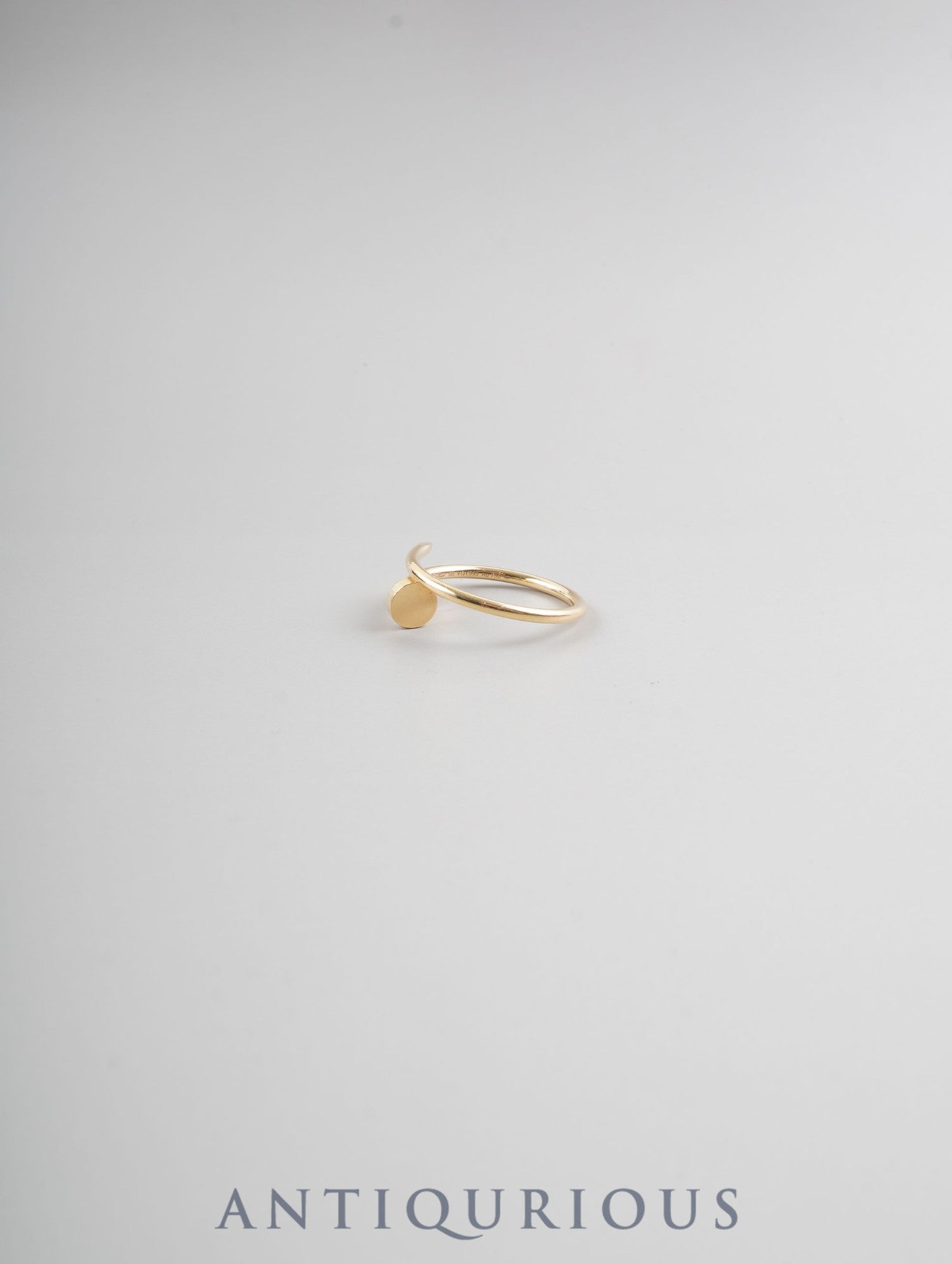 カルティエ リング ジュスト アンクル SM Au750 #58 箱 証明書（2024年）