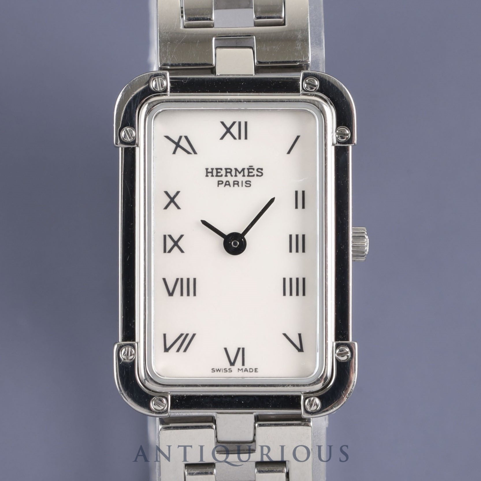 Hermes Cloajour CR2.210 Quartz Cal.976.001 SS SS Shell Dial Overhauled