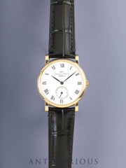IWC Portofino 2533-001 Hand-wound Cal. C.4231 750YG Leather Strap Genuine Pin Buckle (GP) White Roman Dial Overhauled IWC