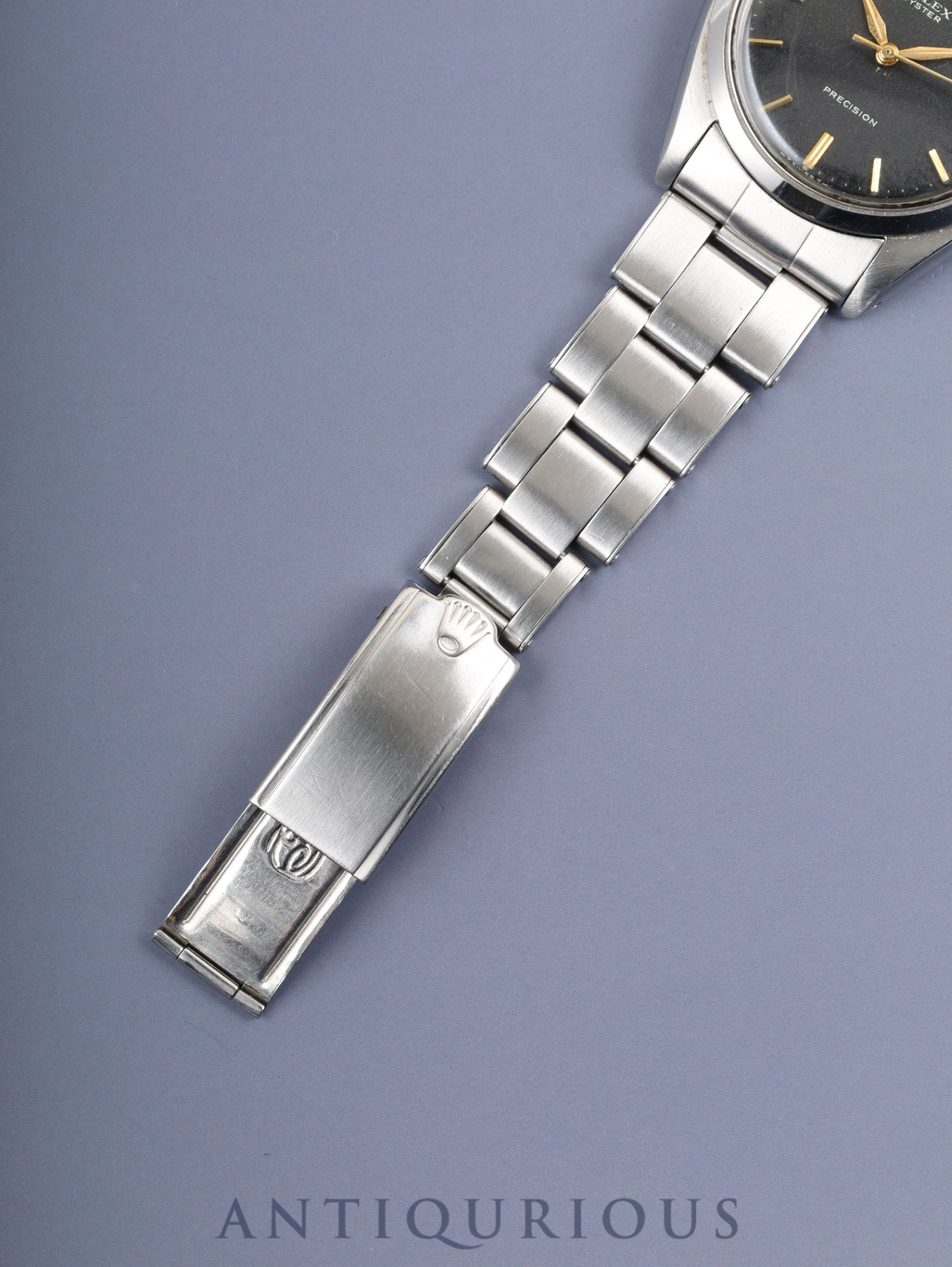 ロレックス オイスター プレシジョン 6426 手巻き Cal.1225 SS SS ブラック文字盤 87番台（1962年） オーバーホール済み