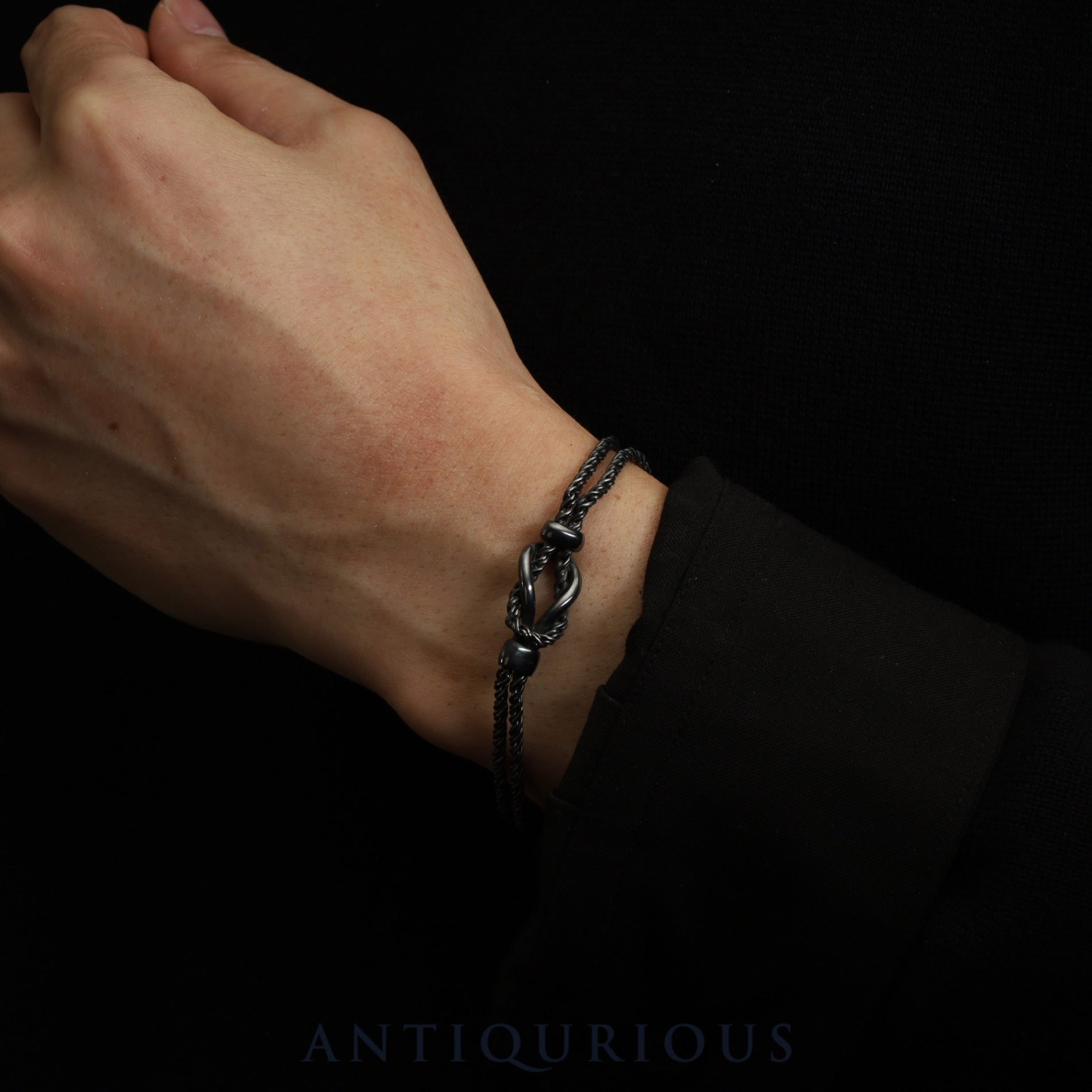 ティファニー ブレスレット センターノットダブルロープ スターリングシルバー