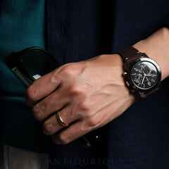 Jaeger-LeCoultre Shark Deep Sea E2643 Manual winding Cal.730 SS Leather Black dial