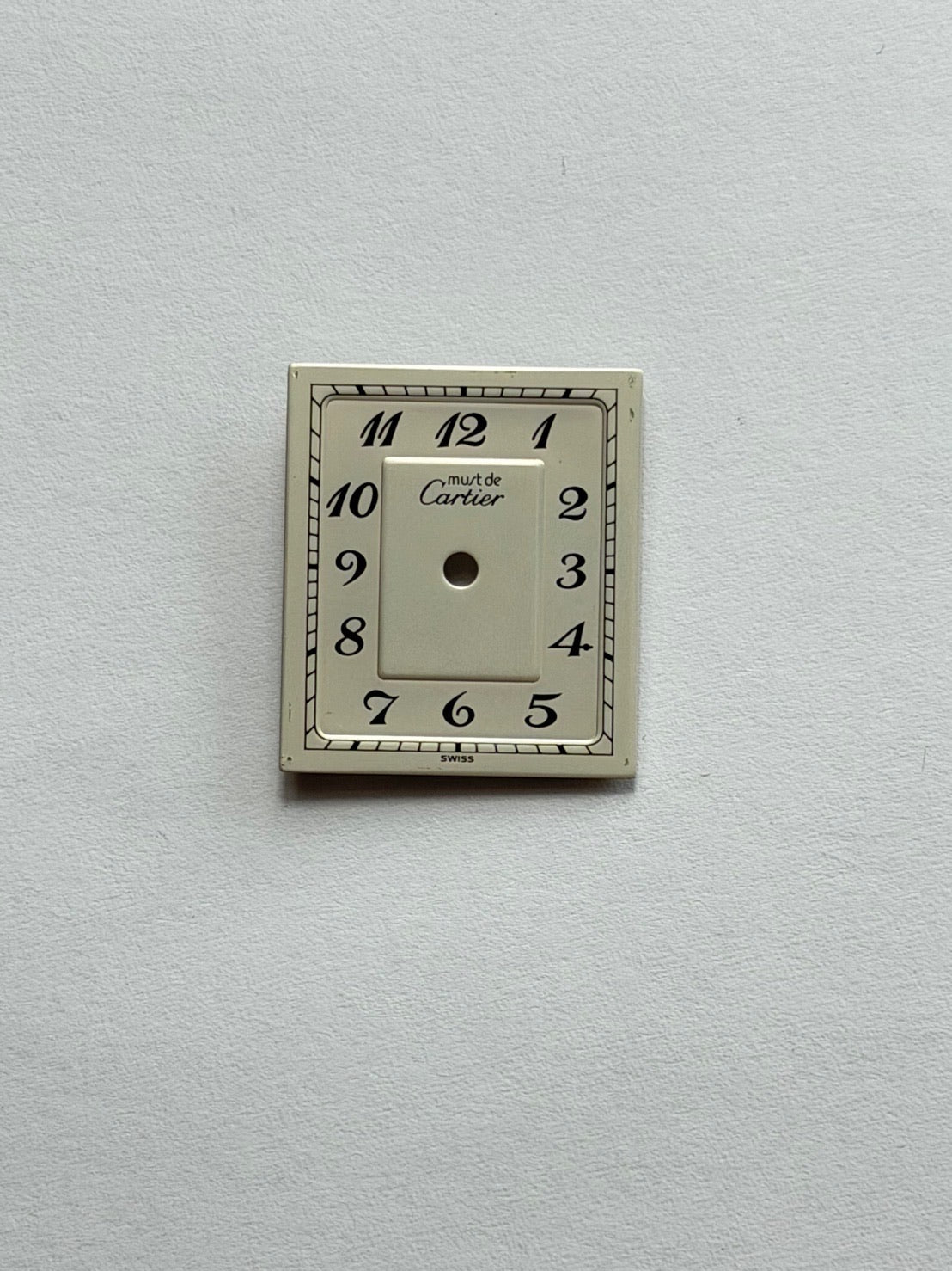 Cartier Must Tank LM 590005 Quartz Cal.690 SV925 Leather Genuine Pin Buckle (GP) Arabic Dial (SWISS marking) Overhauled Polished