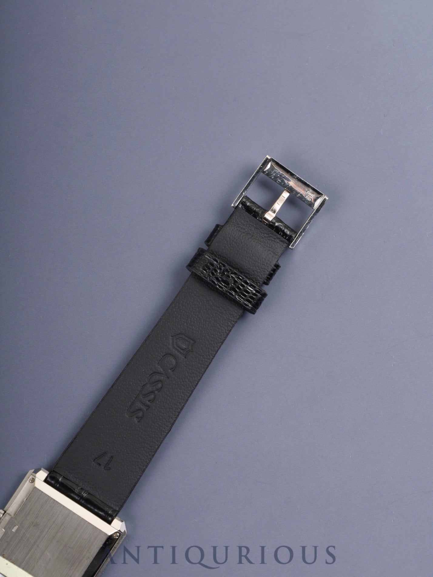 Piaget Protocole 9154 Manual Winding Cal.9P2 750WG Leather Original Pin Buckle (750WG) Black / Silver Dial With Original Leather Strap Overhauled