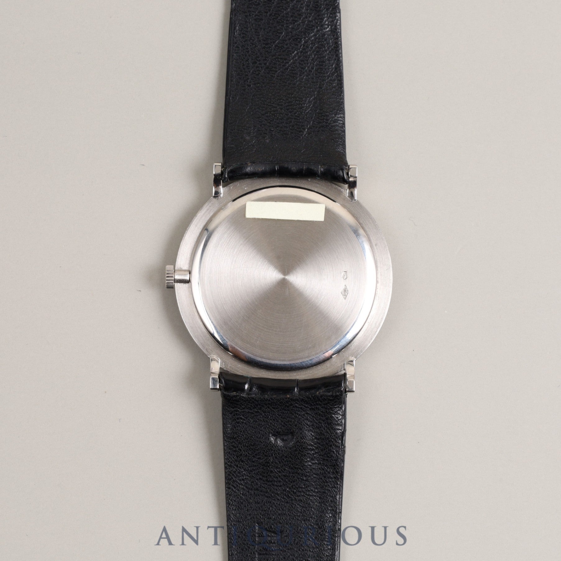 AUDEMARS PIGUET EXTRAFLAT Hand-wound Cal.2003/2 Pt950 Genuine leather strap Genuine buckle (Pt950) Silver dial Box