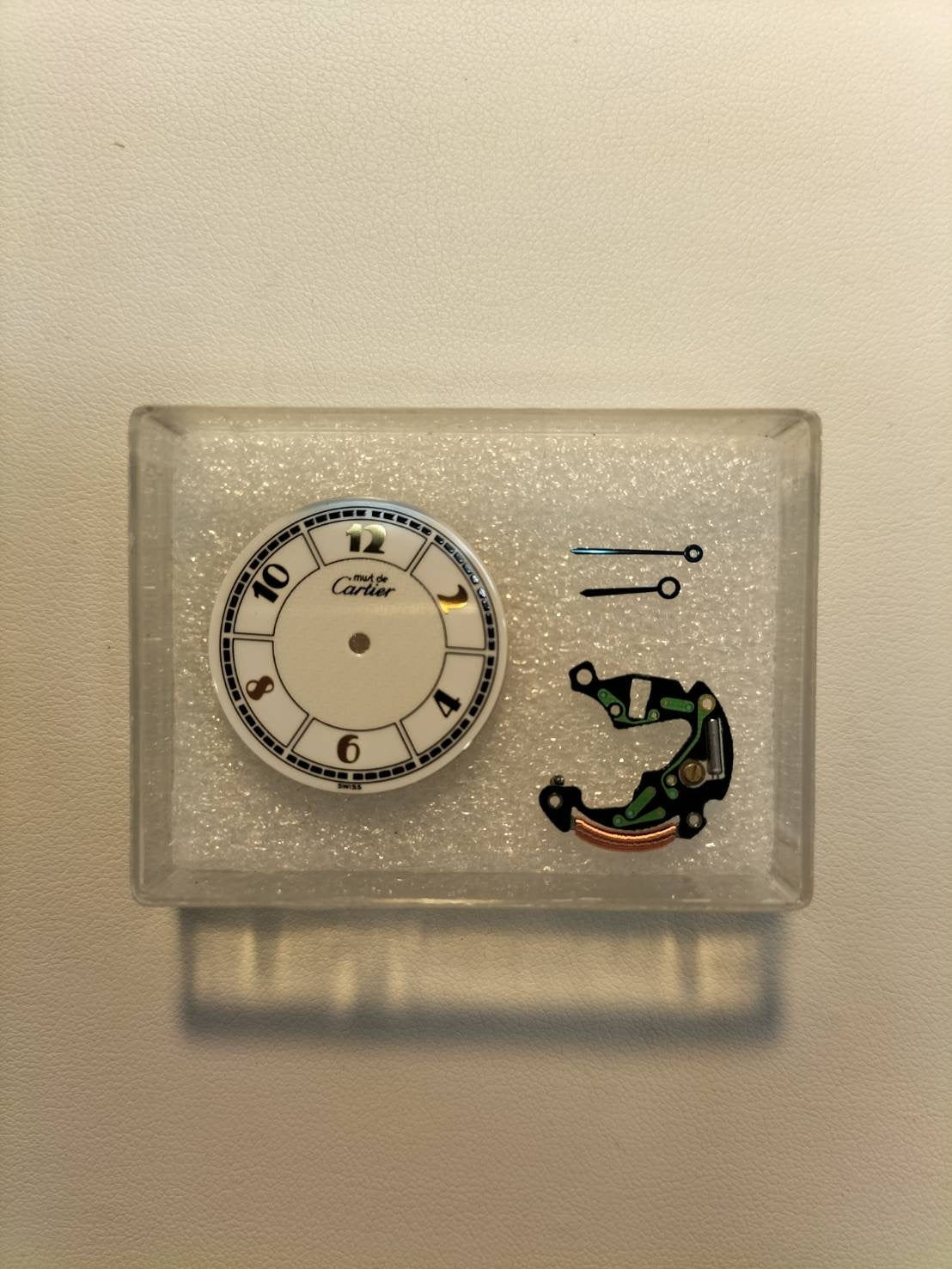 カルティエ マスト ヴァンドーム VLC LM 1861 クォーツ Cal.90 SV925 革 純正尾錠（GP）飛びアラビアCC文字盤 オーバーホール済み