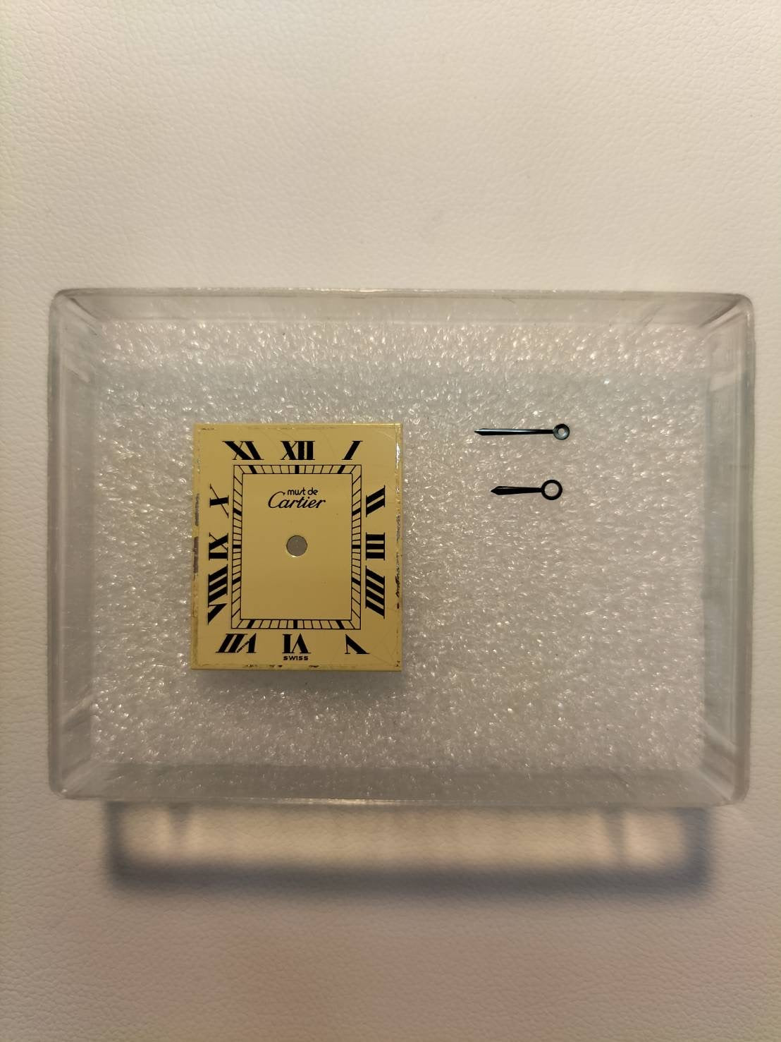 カルティエ マストタンク LM 6 手巻き Cal.78-1 SV925 革 純正ピンバックル（GP）アイボリーローマン文字盤（SWISS表記）オーバーホール済み