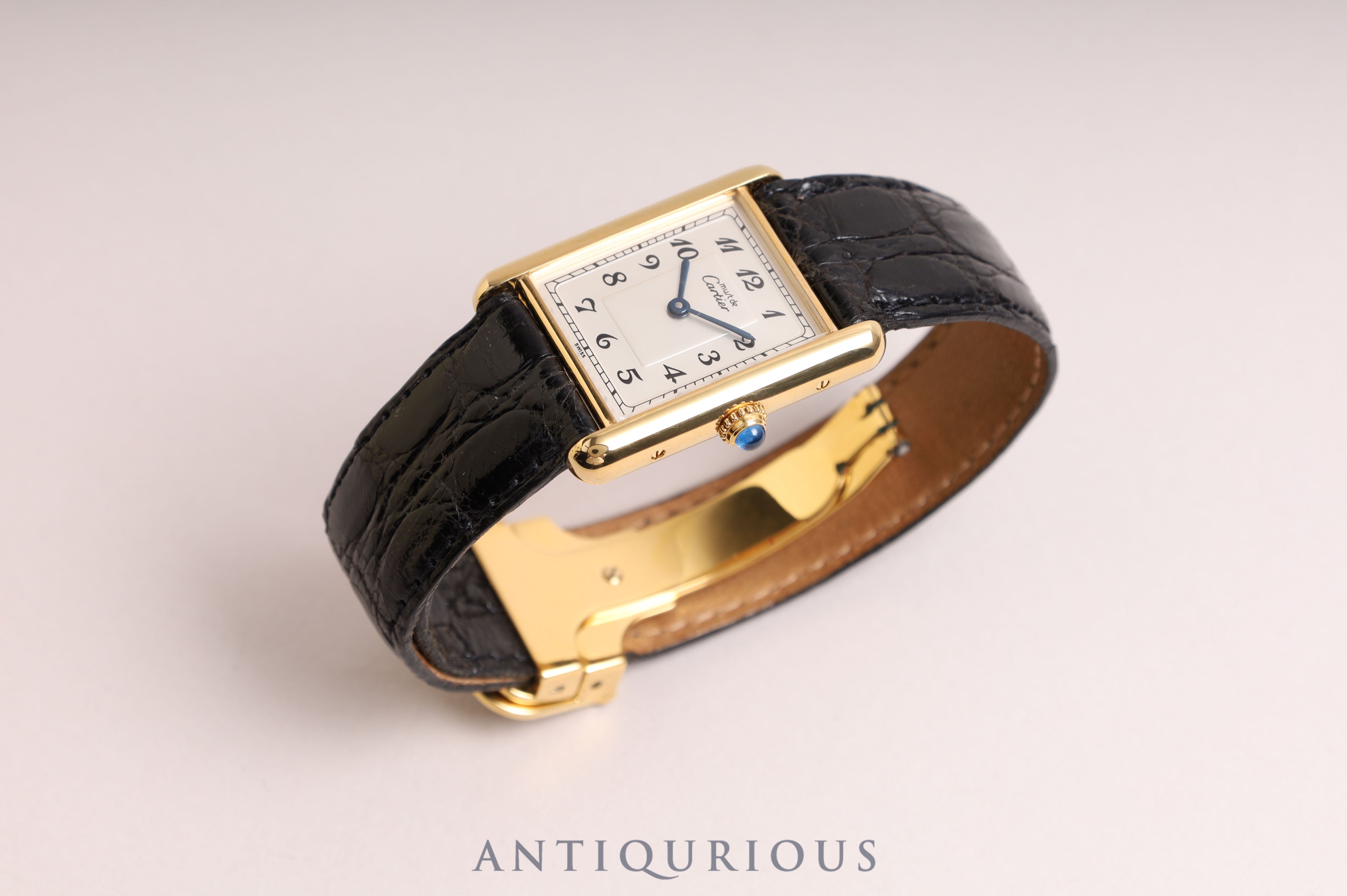 Cartier Must Tank LM QZ Arabic Dial