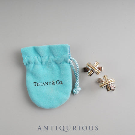 TIFFANY ティファニー カフス シグネチャークロス SV925 750 袋