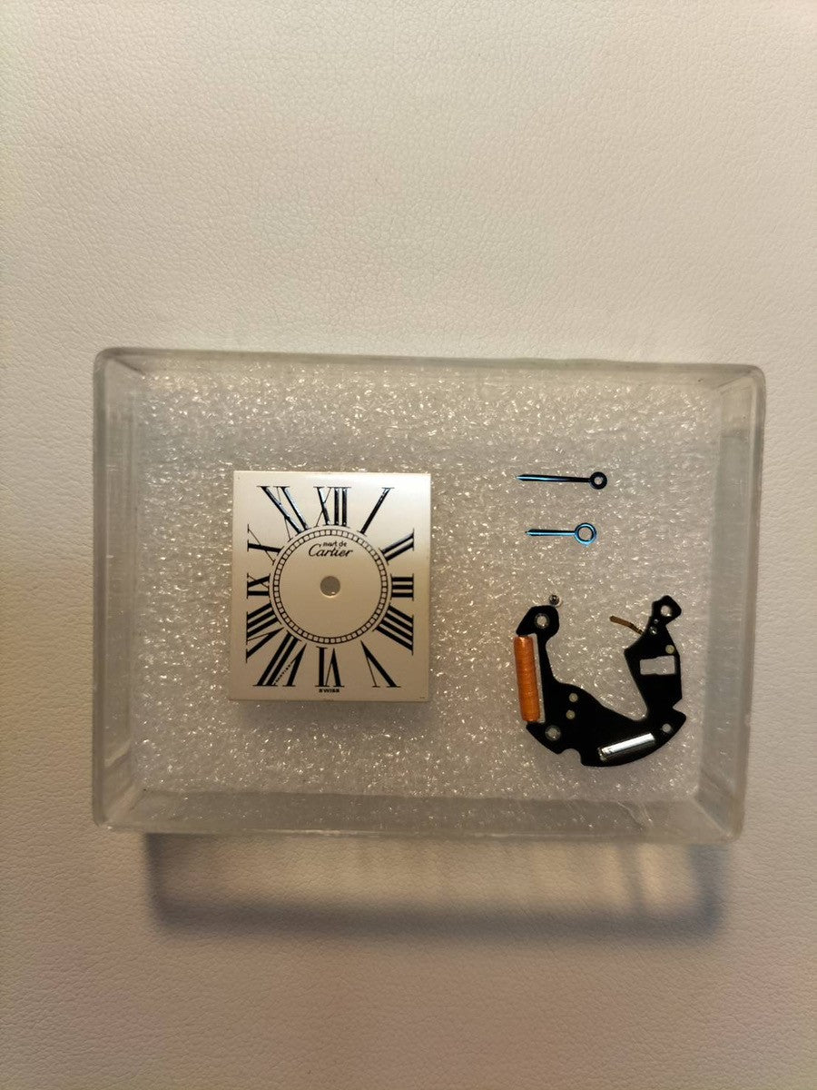 カルティエ マストタンク LM W1005654/590005 クォーツ Cal.690 SV925 革 純正Dバックル（GP）オパラン文字盤 箱 保証書（1994年）冊子 オーバーホール済み