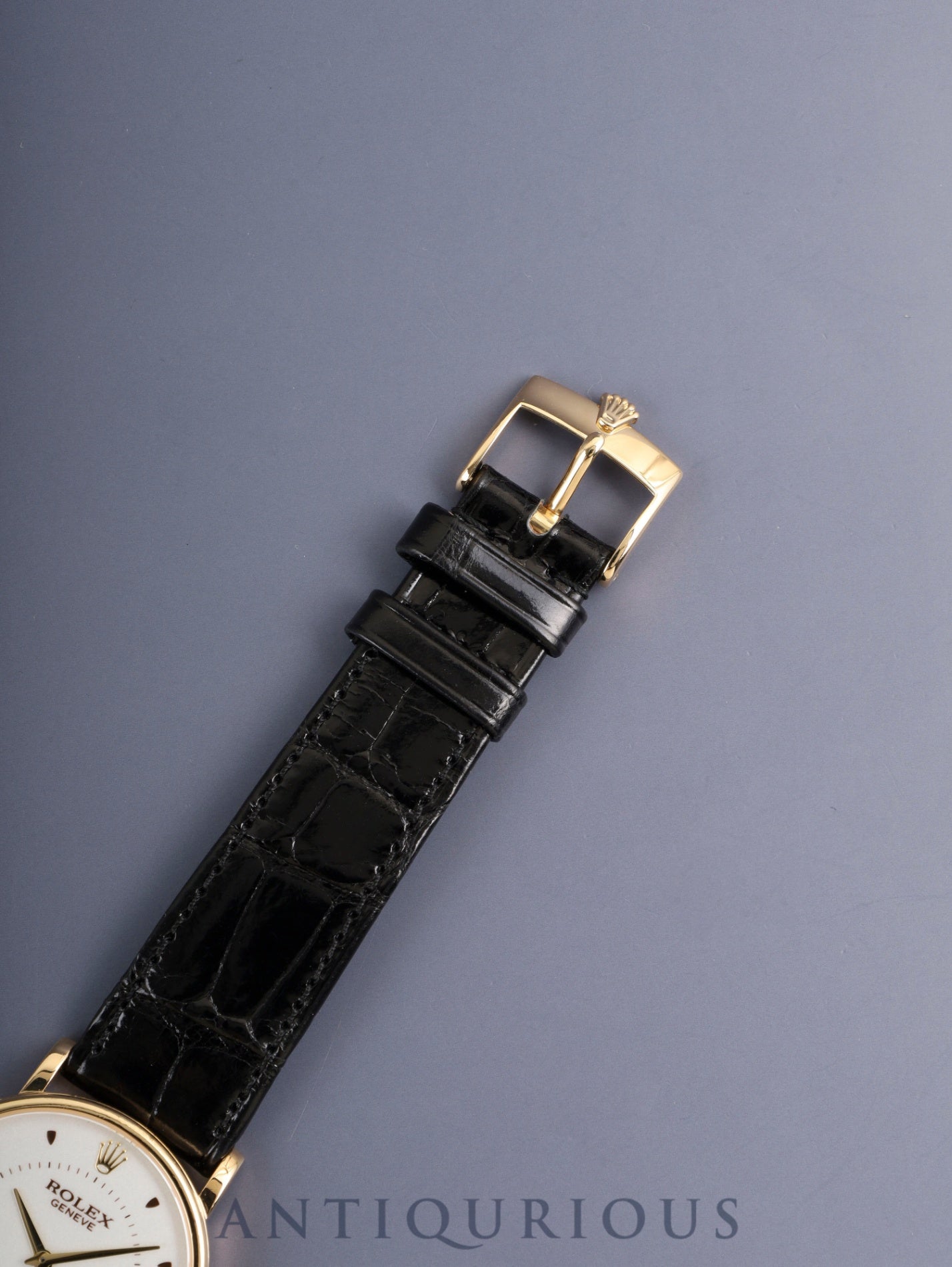 Rolex Cellini 5115/8 Manual Winding Cal.1602 18K 750YG Original Leather Strap Original Pin Buckle (750YG) Ivory Dial (SWISS MADE) A-serial (1998-1999) International Service Guarantee Card Overhauled