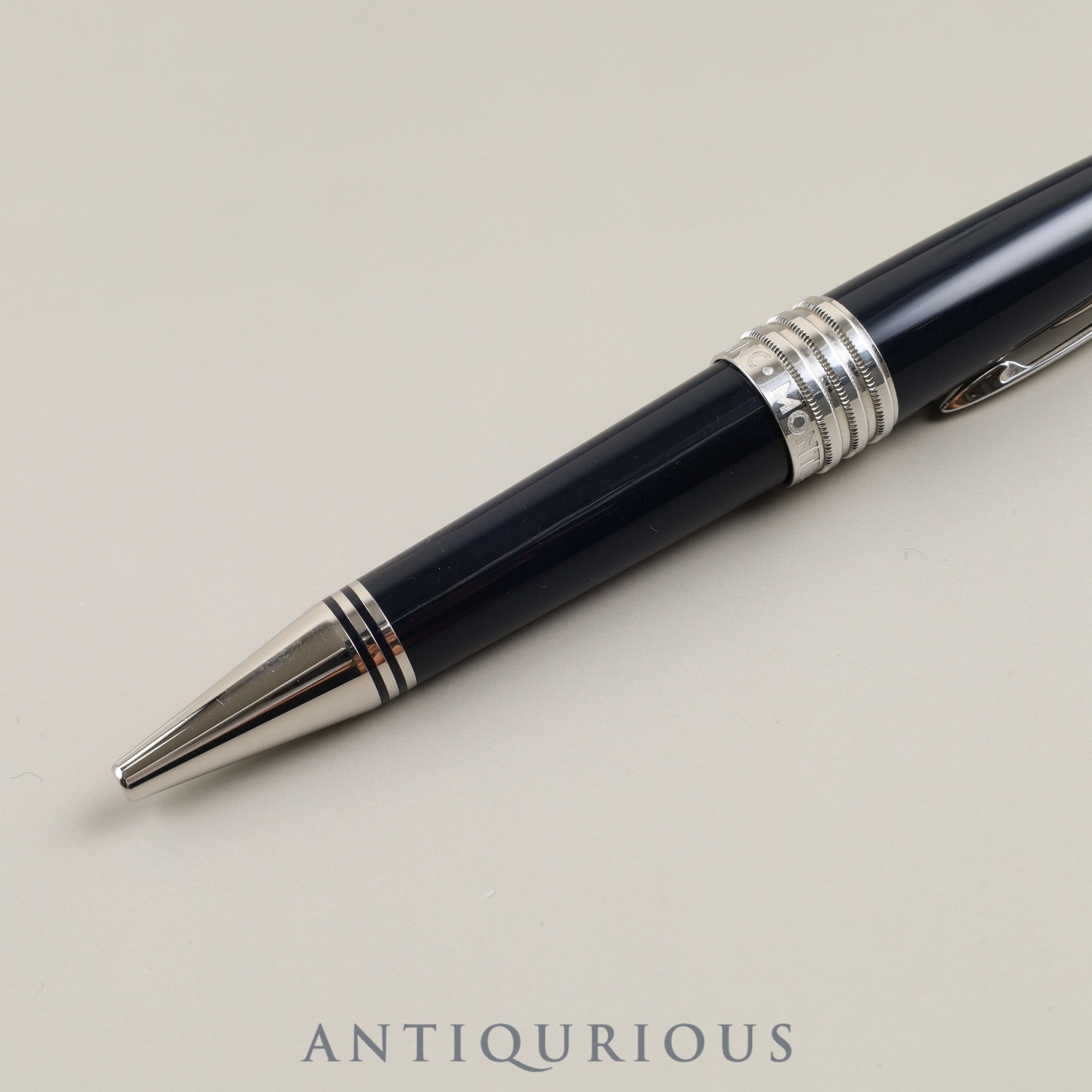 Montblanc Ballpoint Pen JFK MB132089 John F. Kennedy Special Edition Dark Blue Precious Resin Platinum-Plated Clip