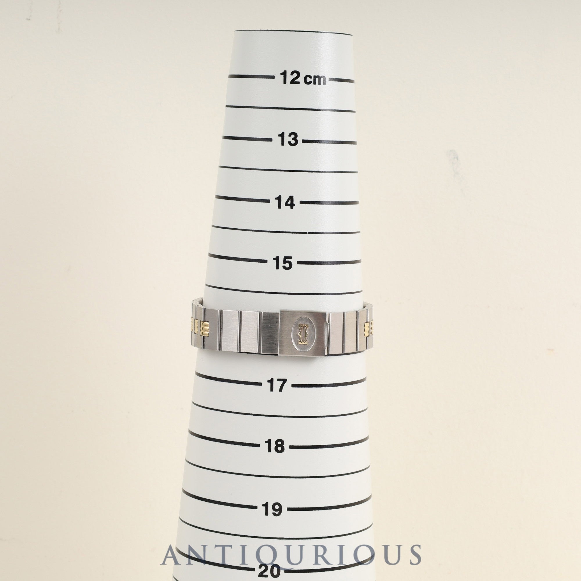 カルティエ サントス オクタゴン LM 2966 自動巻き Cal.077 SS/YG SS/YG ホワイトローマン文字盤 オーバーホール済み