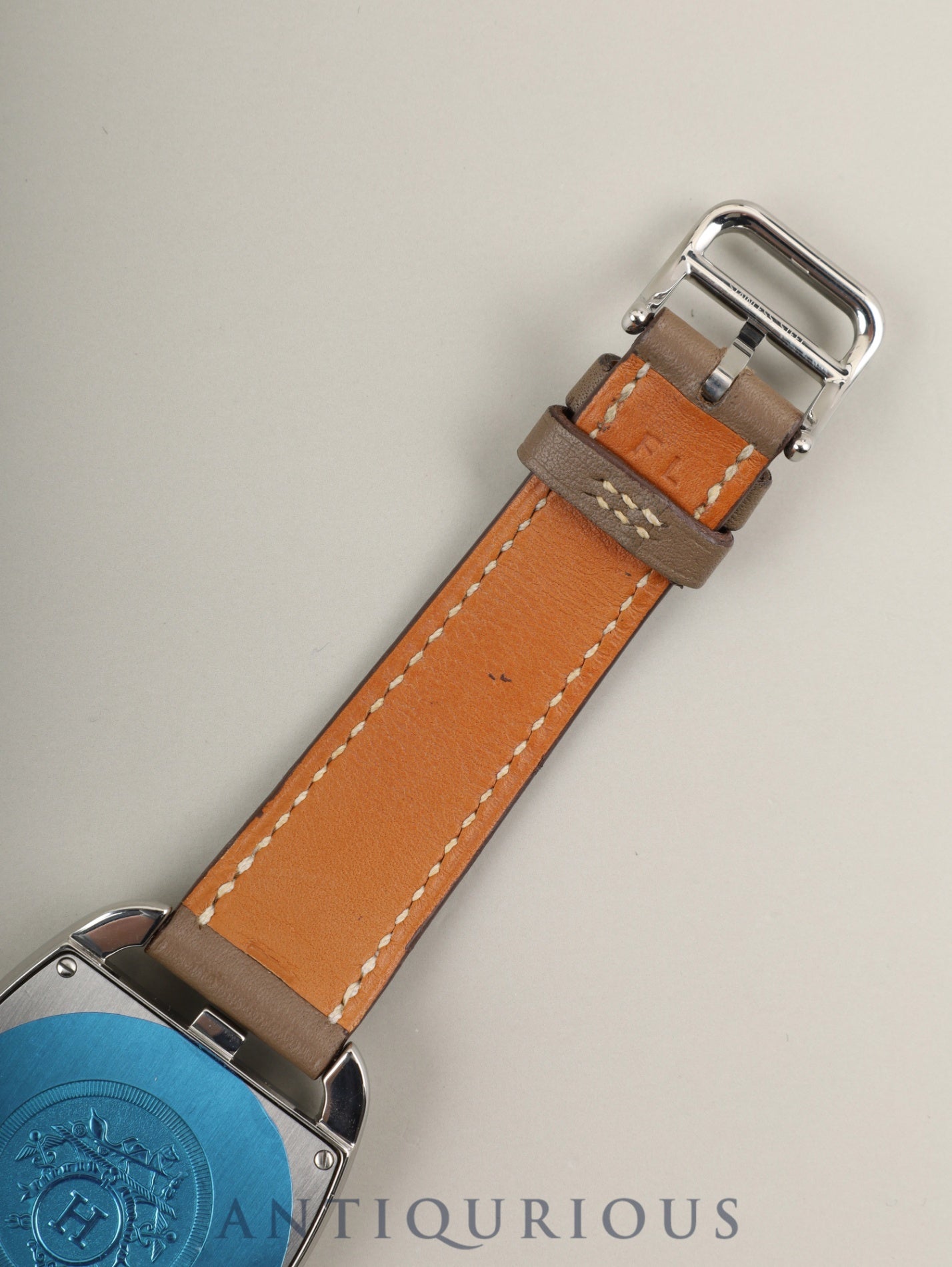 エルメス ケープコッド トノー CT1.710 クォーツ  SS 純正革ベルト（□R刻印：2014年） 純正尾錠（SS） ホワイト文字盤 箱 保証書（2011年）オーバーホール済み