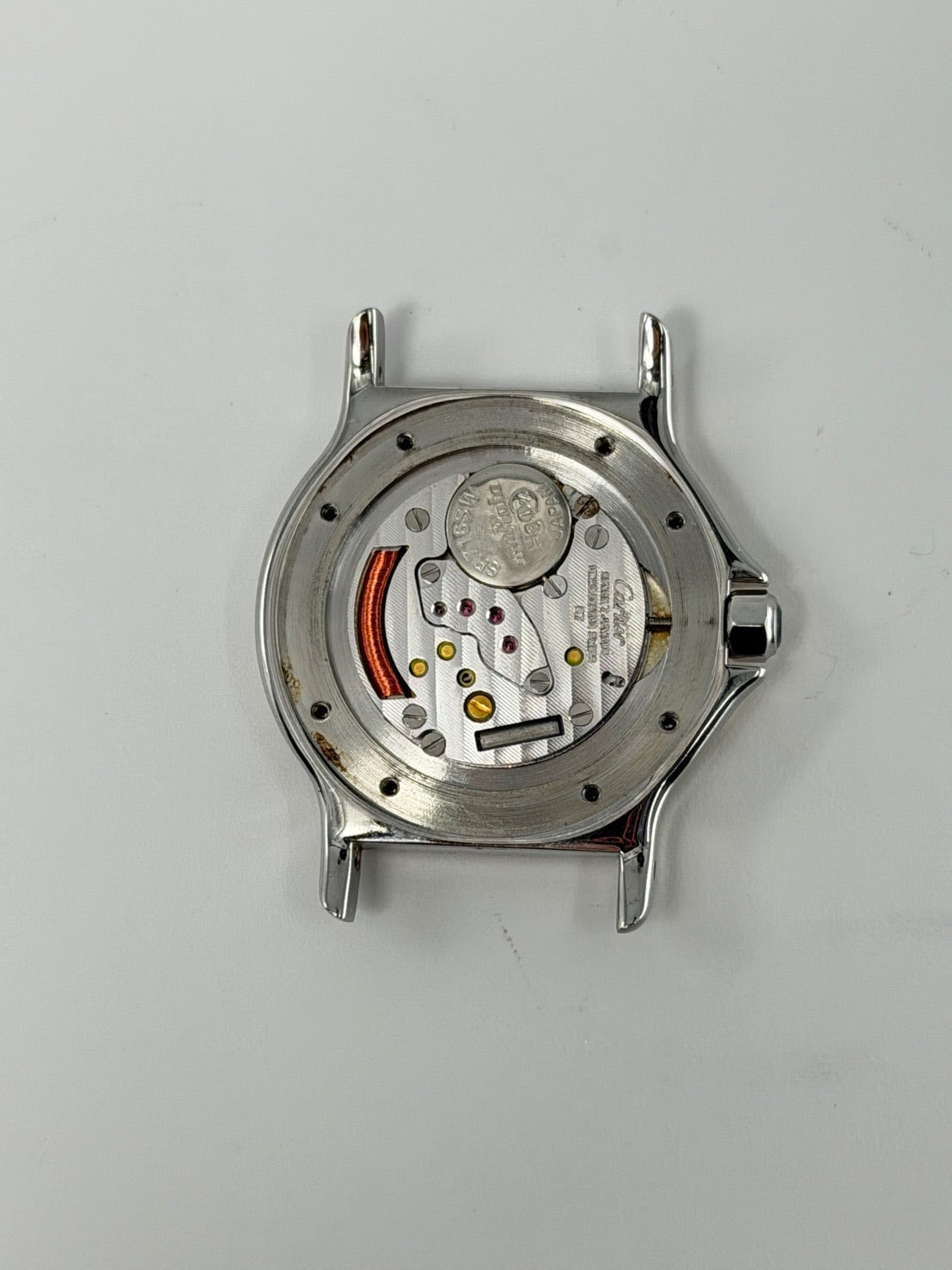 カルティエ サントス オクタゴン LM W2001583 / 187902 クォーツ Cal.87 SS/YG SS/YG アイボリーローマン文字盤（SWISS表記）オーバホール済み