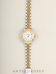 Rolex Datejust Lady 69173 Automatic Cal.2135 SS/YG SS/YG White Roman Dial S-serial (1993) Box, Warranty Card (1995 / Name written), Booklet, Overhauled
