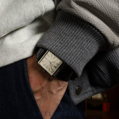 IWC オールドインター 手巻き Cal.C.401 Pm900 革 純正尾錠（SS） シルバー文字盤 オーバーホール済み アイダブリュシー