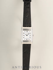 Jaeger-LeCoultre Reverso Lady 260.8.86 / JLQ2608412 Manual Winding Cal.846/1 SS Leather Original Buckle (SS) Silver Arabic Box Papers Warranty (2012) Overhauled