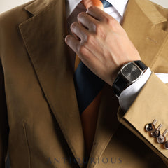 Rolex Cellini 3805 Manual winding Cal.1600 750WG Leather Genuine buckle (SS) Grey dial No. 27 (1969) Overhauled
