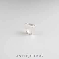 Tiffany Rectangle Block Ring, Sterling Silver, Approx. Size 13