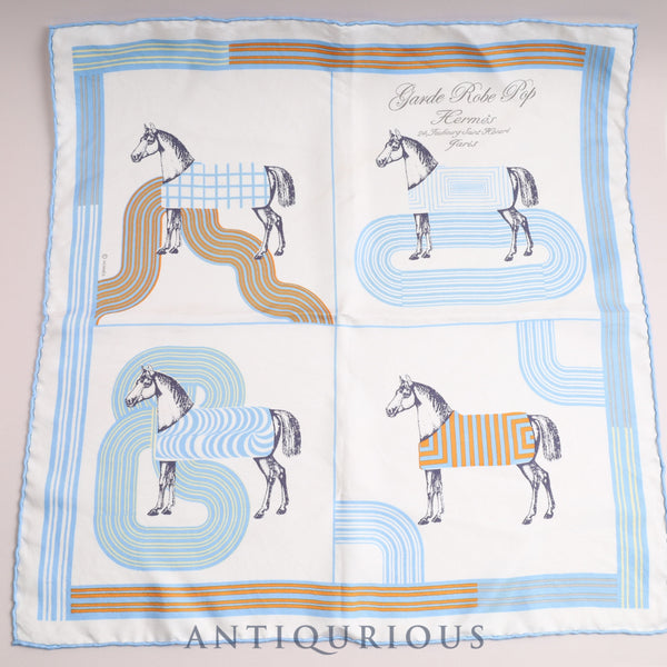 Hermes scarf Carre 45 GARDE ROBE POP DETAIL Horse
