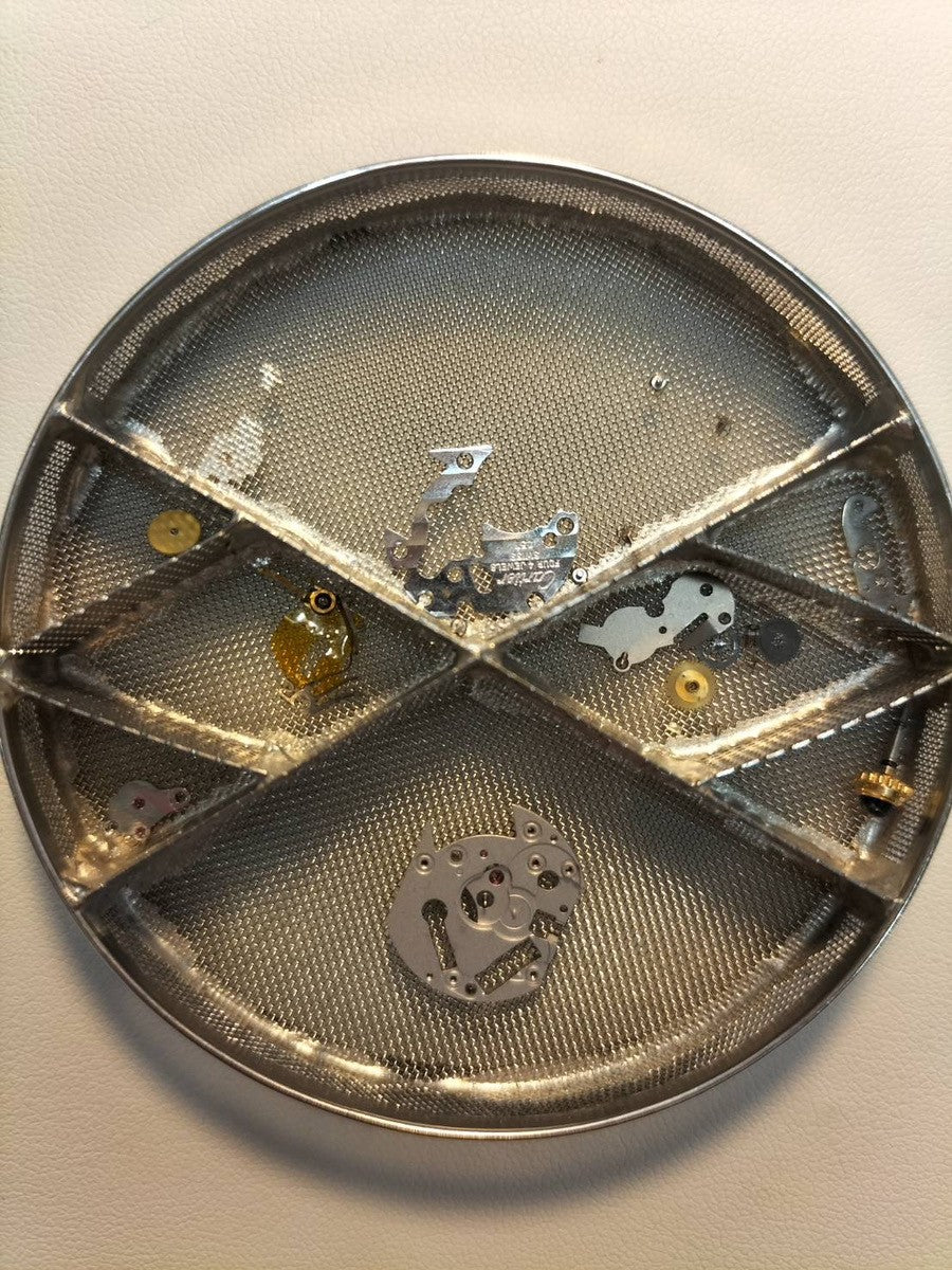 カルティエ マストタンク SM W1005554 / 5057001 クォーツ Cal.057 SV925 革 純正Dバックル（GP） オパラン文字盤 1982年頃～1995年頃 箱 ケース 冊子 オーバーホール済み