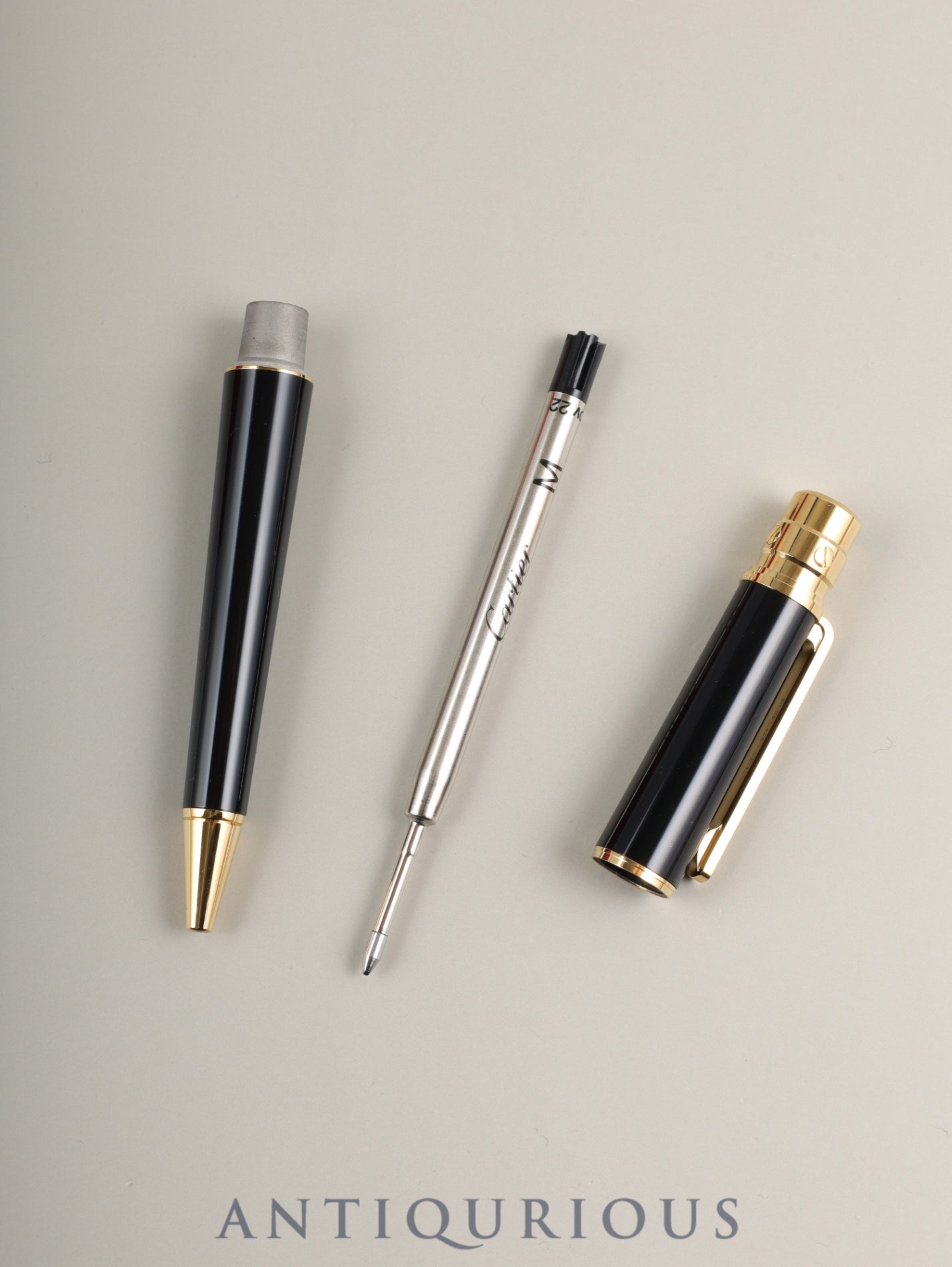 カルティエ ボールペン サントス ドゥ GP/レジン ツイスト式 保証書（2020年）箱 未使用純正リフィル