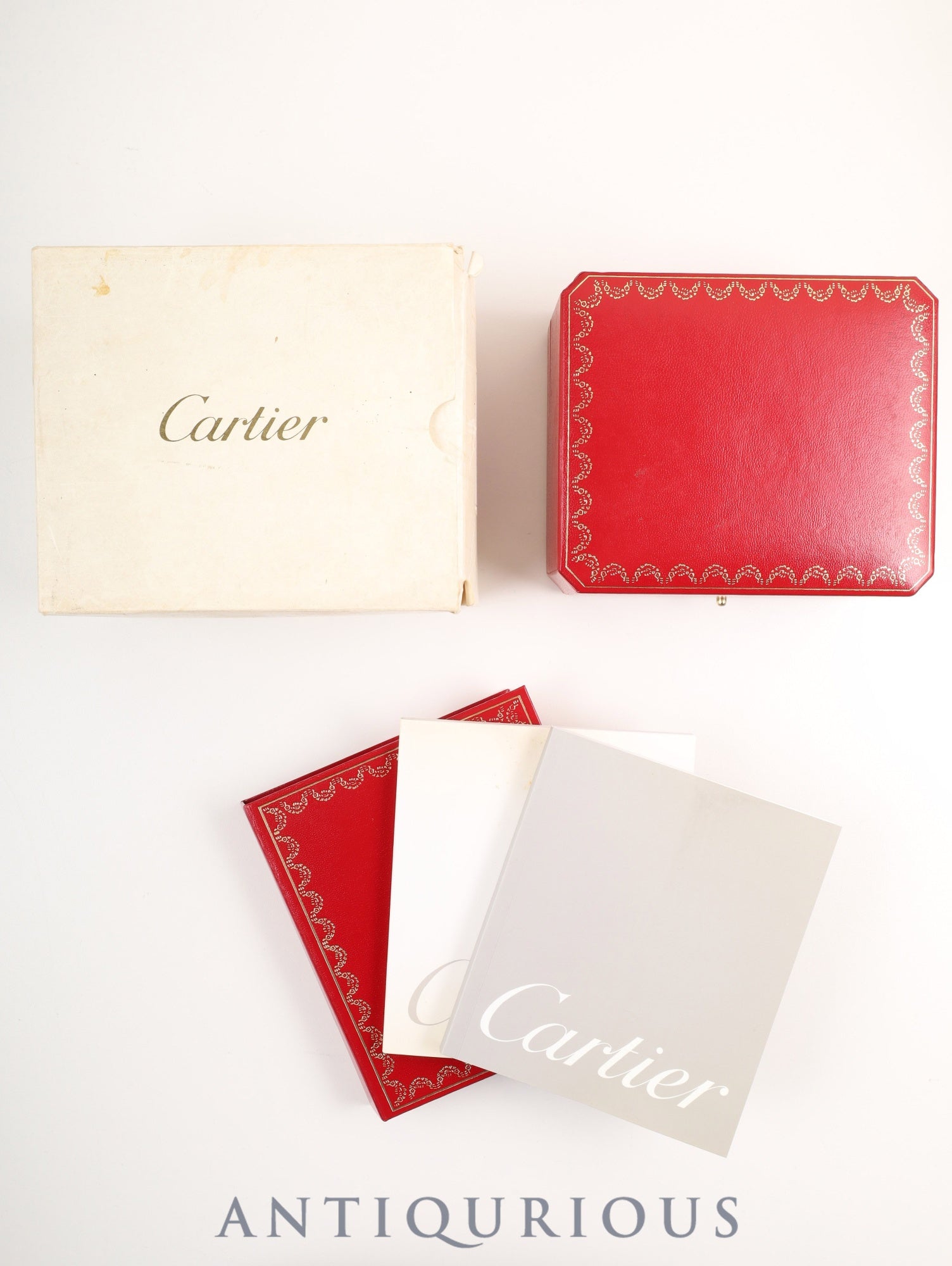 カルティエ マストタンク GM（XL） 2413 クォーツ Cal.687 SV925 革 純正Dバックル（GP） アイボリーローマン文字盤  箱 保証書（2005年） オーバーホール済み