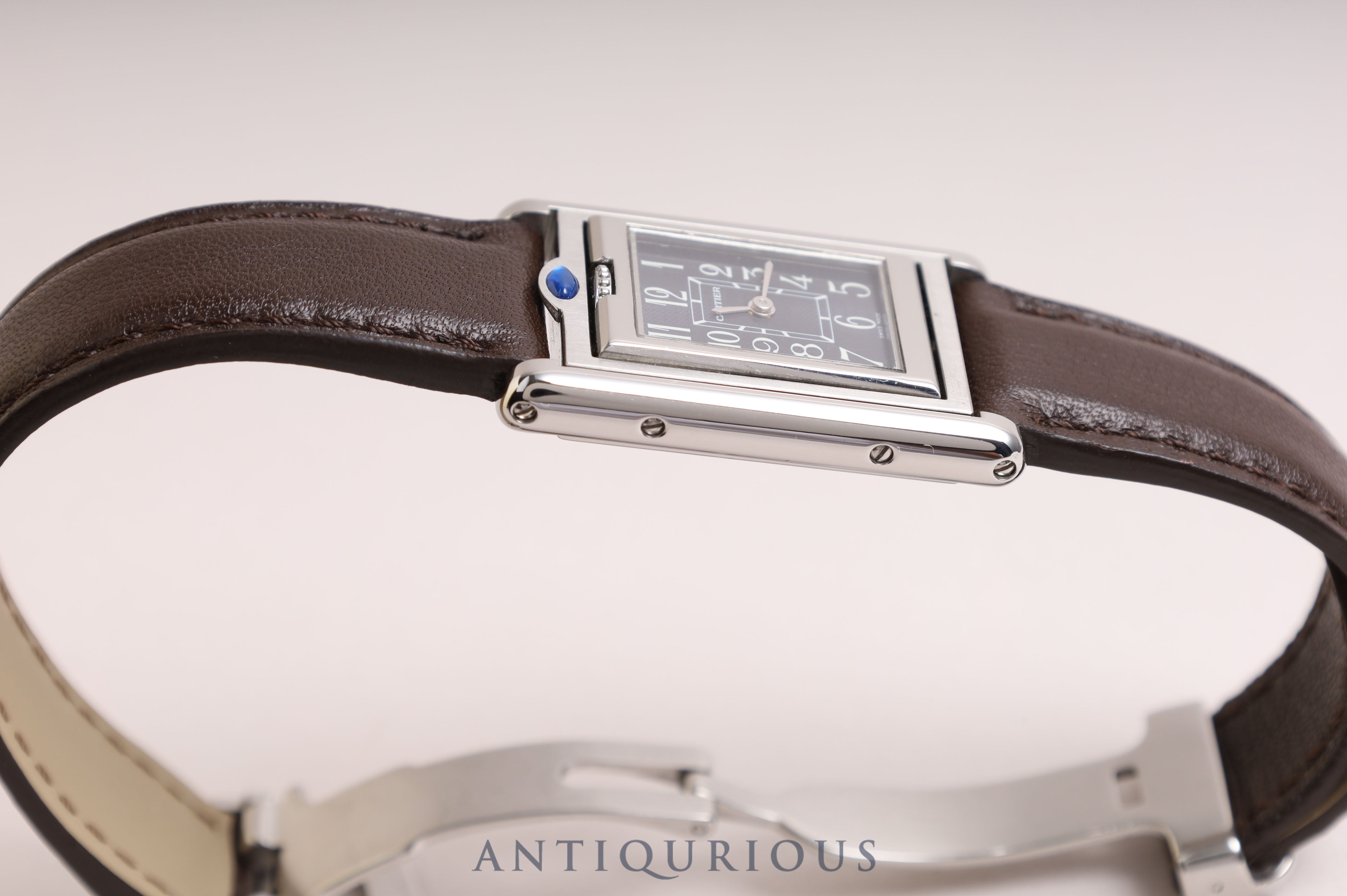 CARTIER Tank Basculant SM QZ W1016830 Complete service completed in June 2022