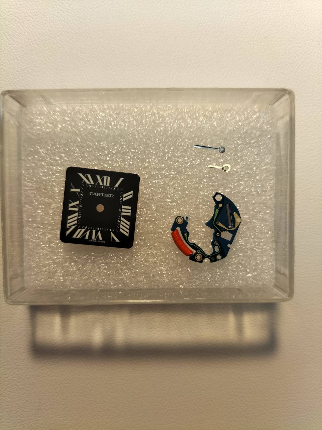 カルティエ タンクフランセーズ SM W51026Q3 / 2384 クォーツ Cal.057 SS SS ブラック文字盤（アジア限定） オーバーホール済み