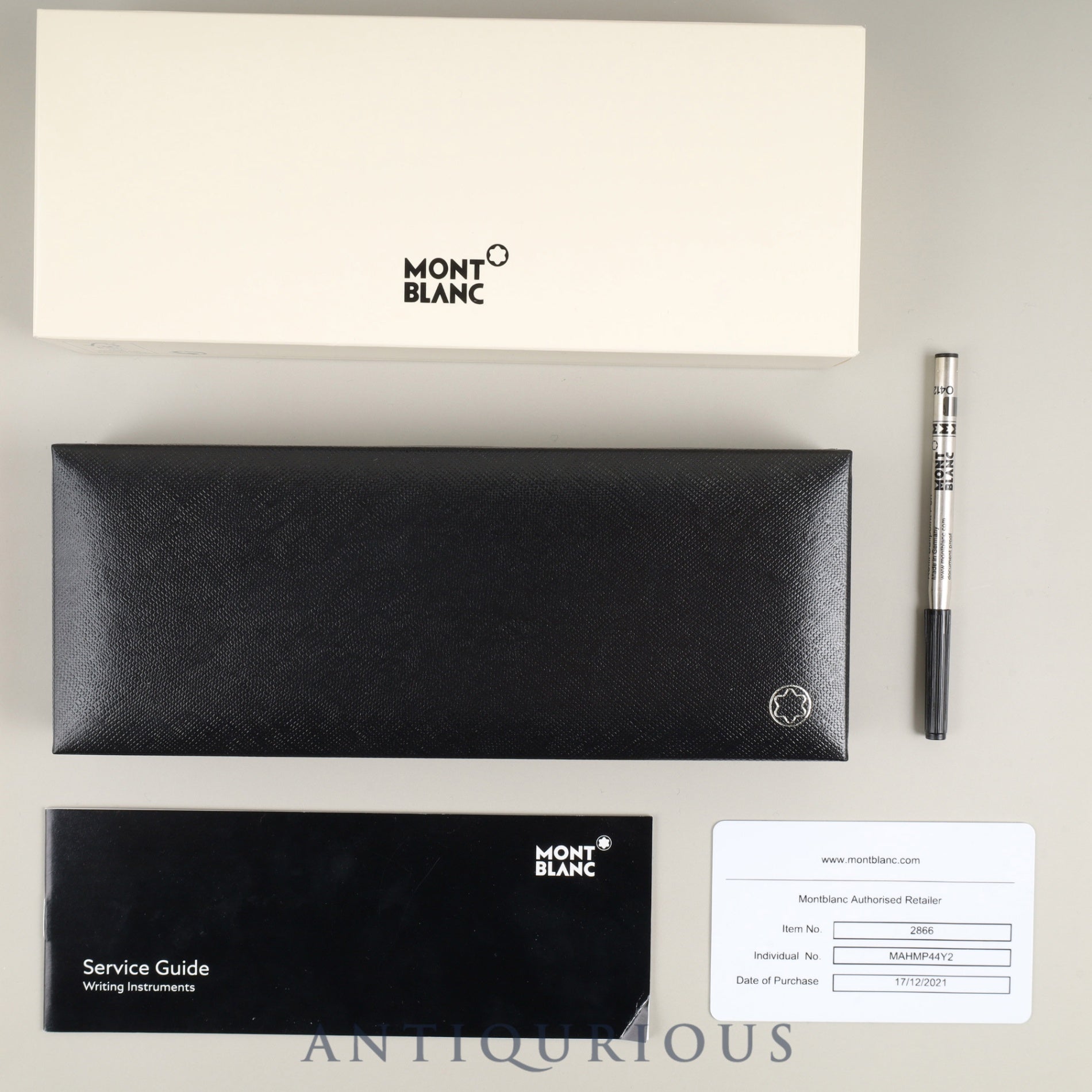 モンブラン ボールペン マイスターシュテュック 2866 ツイスト式 箱 保証書（2021年）未使用純正リフィル