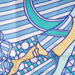 Hermes Scarf Carre 90 Dream Duel SILK100% Tag