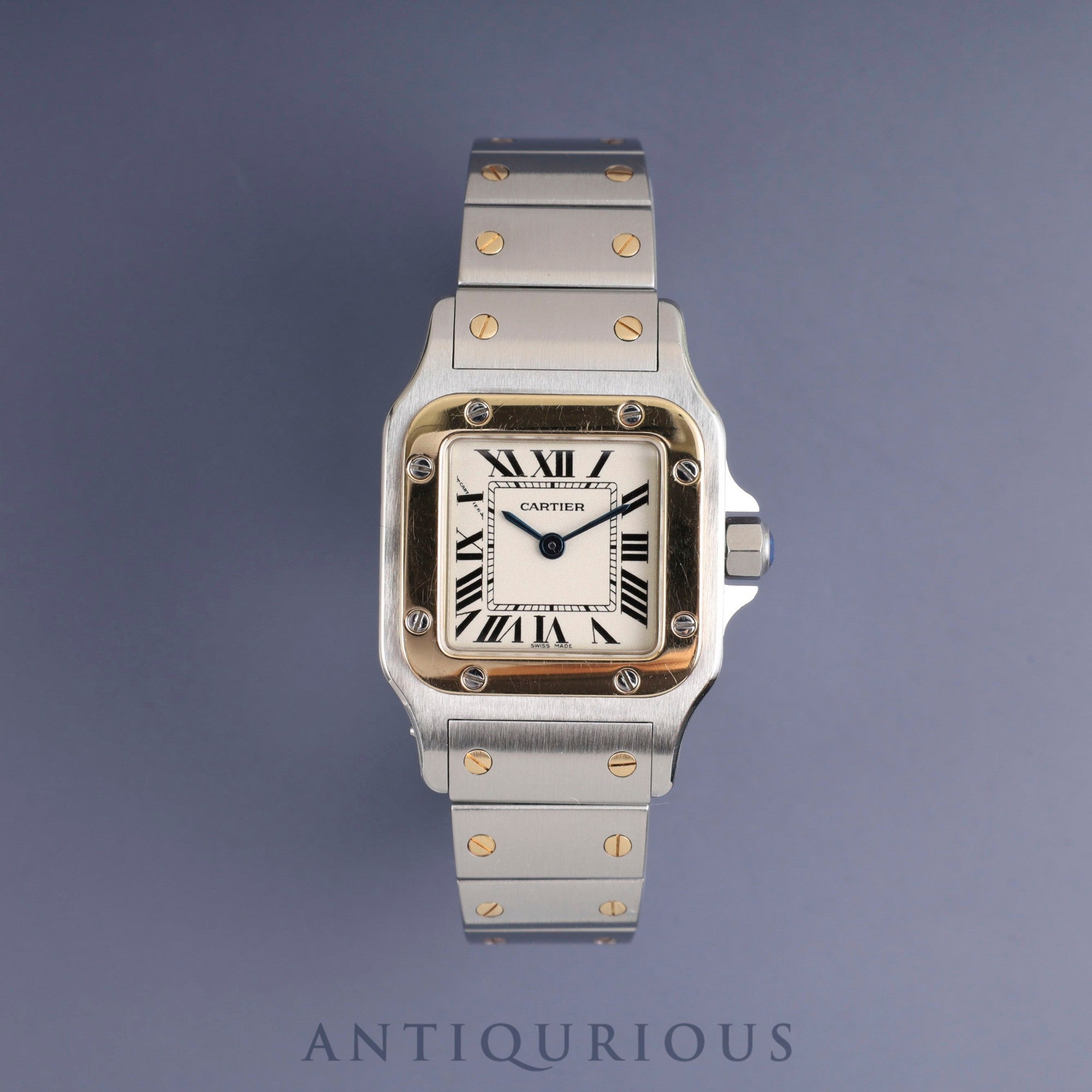 Cartier Santos Galbee SM W20012C4 / 1567 Quartz Cal.157 SS/YG SS/YG White Roman Dial Warranty (2011) Overhauled