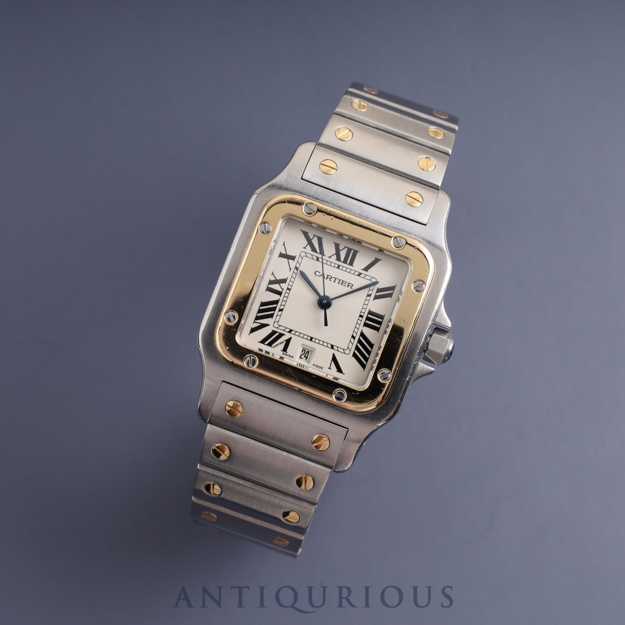 Cartier Santos Galbee LM W20011C4 187901 Quartz SS/YG SS/YG White Dial Cartier Boutique Complete Service