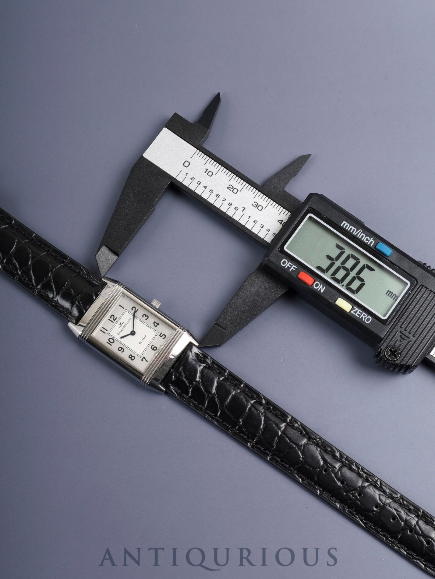 ジャガー・ルクルト レベルソ クラシック 250.8.86 手巻き Cal.846/1 SS 革 純正ピンバックル（SS）シルバーアラビア文字盤 オーバーホール済み