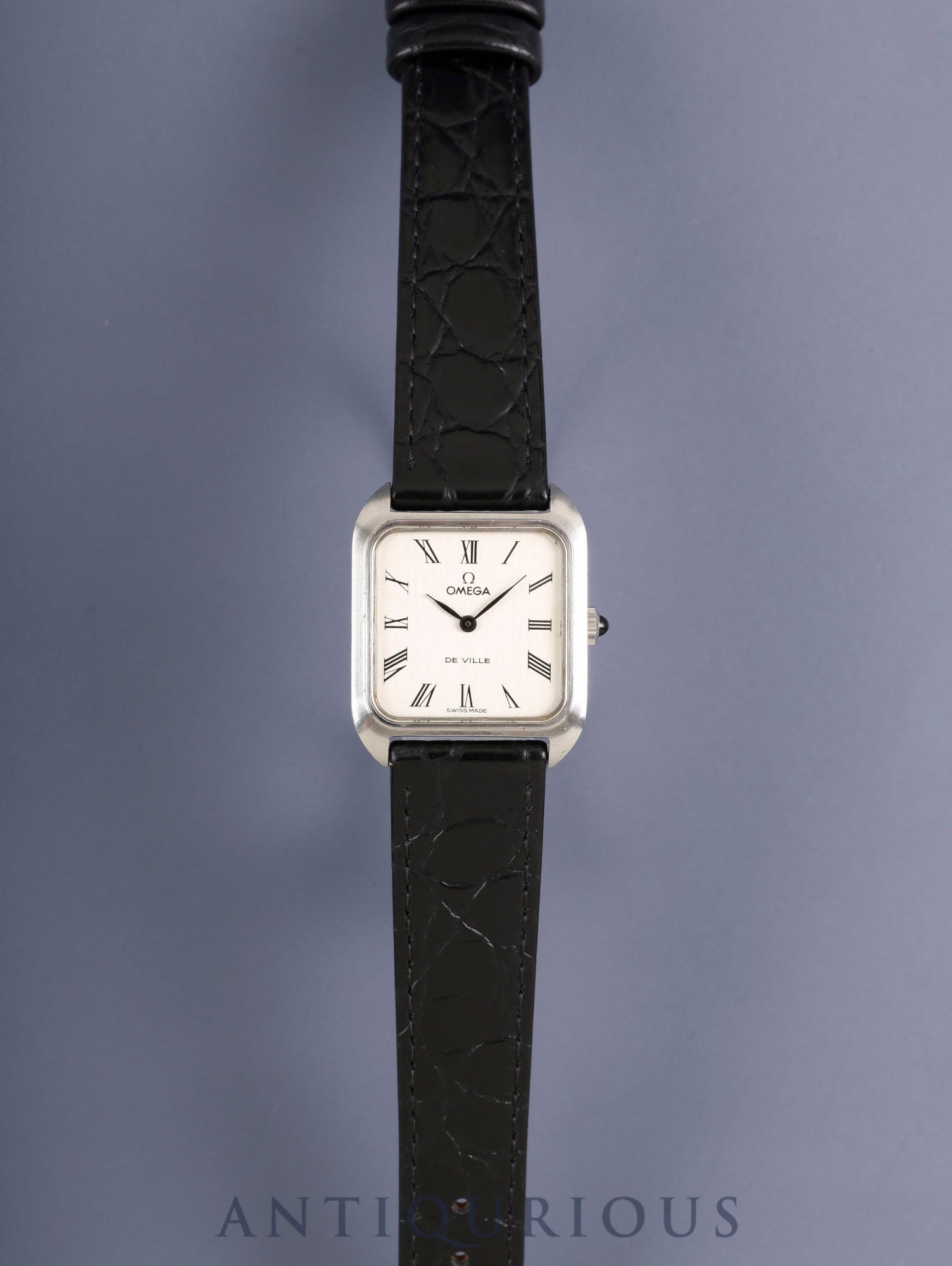 オメガ デ・ヴィル 511.0502 手巻き Cal.625 SS 革 社外ピンバックル（SS）シルバーローマン文字盤 オーバーホール済み