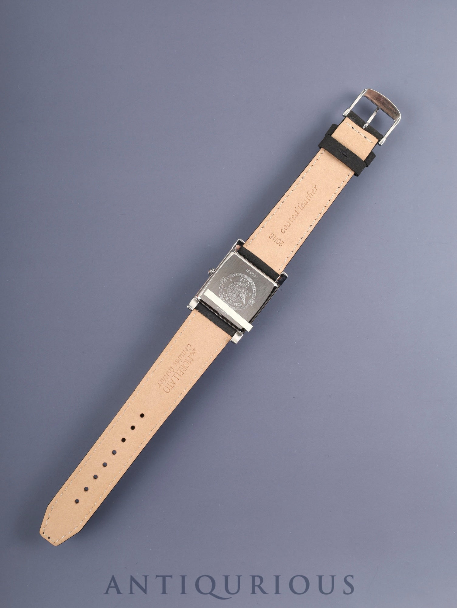 ロンジン ドルチェヴィータ L5.673.4 クォーツ Cal.980.163 SS 革 純正尾錠（SS）ホワイトアラビア文字盤 オーバーホール済み