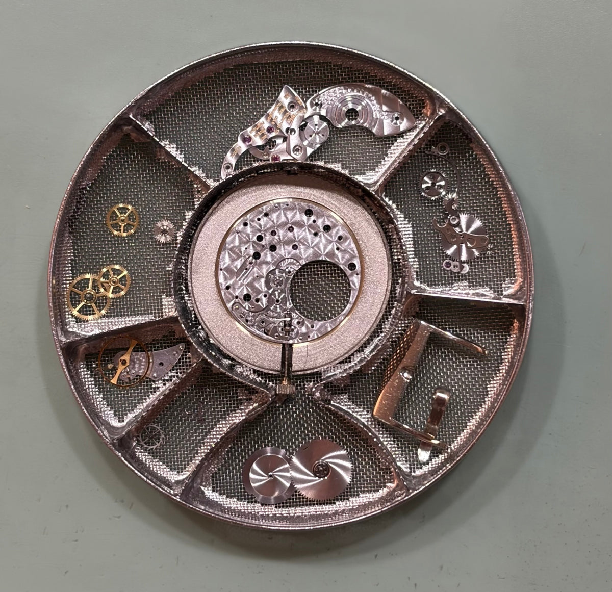 ヴァシュロン・コンスタンタン ROUND ラウンド 33060 手巻き Cal.1003/1 750WG 革 純正ピンバックル（750WG）ホワイト文字盤（σ SWISS σ 表記） オーバーホール済み