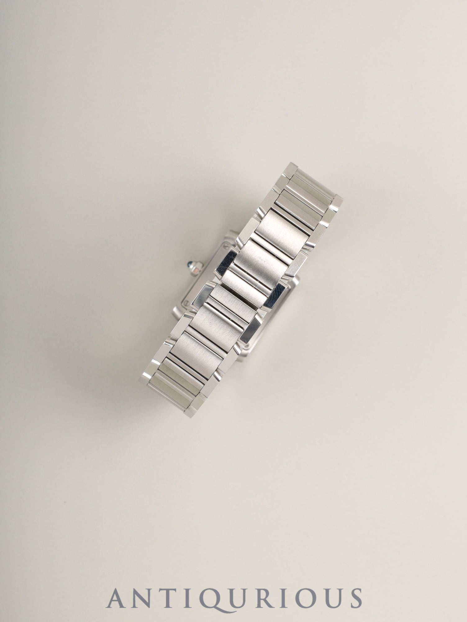 カルティエ タンクフランセーズ SM W51008Q3 / 2384 クォーツ Cal.057 SS SS ホワイトローマン文字盤 箱 冊子 保証書（2012年）オーバーホール済み