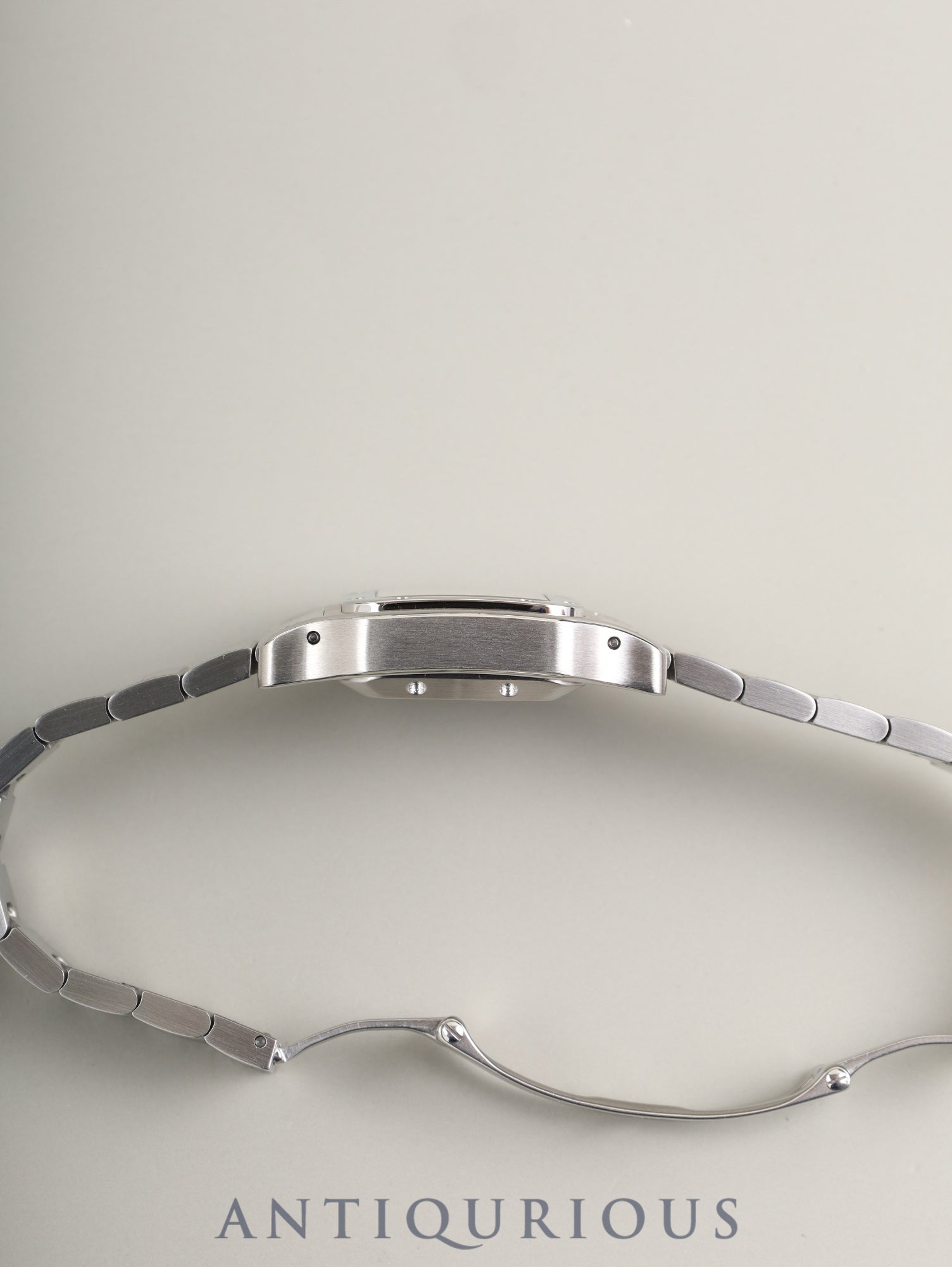 カルティエ サントス ガルベ SM W20054D6 / 2423 自動巻き Cal.ETA2671 SS SS シルバーギョーシェ文字盤 箱 冊子 保証書（2005年）  オーバーホール済み