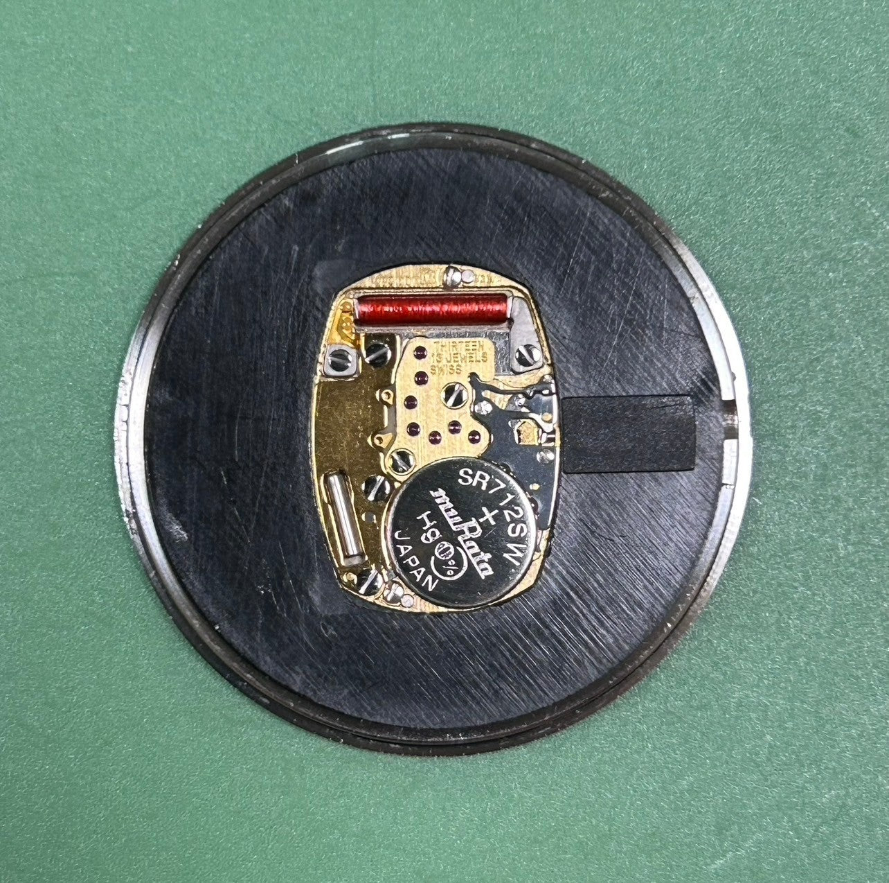 ティファニー ラウンドクラシック M1510 クォーツ Cal.282.001 SS 革 純正尾錠（SS）ホワイトローマン文字盤 オーバーホール済み