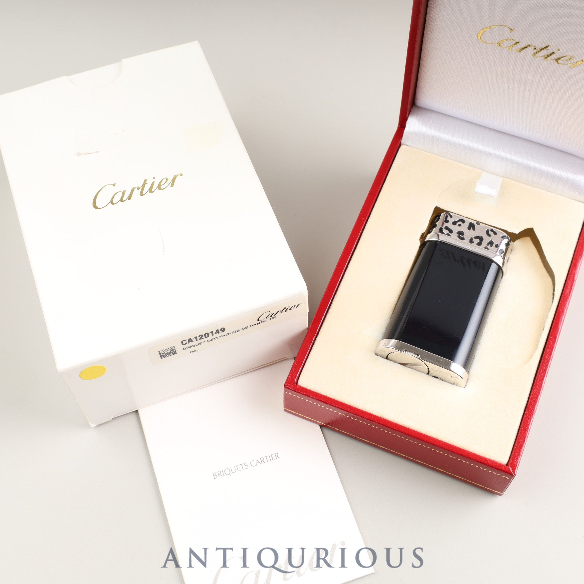 Cartier Lighter CA120149 Pasha de Cartier Panther Black Box