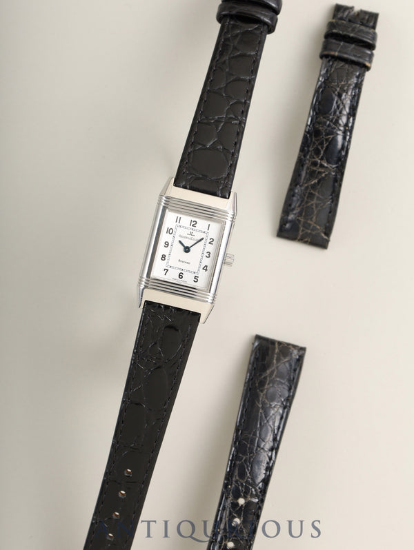 ジャガー・ルクルト レベルソ レディ 260.8.86 / Q2608420 Cal.864/1 手巻き SS 革 純正バックル（SS）シルバーアラビア文字盤（裏彫りあり / M）オーバーホール済み