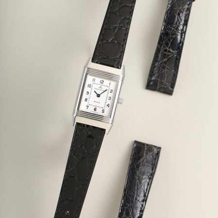 ジャガー・ルクルト レベルソ レディ 260.8.86 / Q2608420 Cal.864/1 手巻き SS 革 純正バックル（SS）シルバーアラビア文字盤（裏彫りあり / M）オーバーホール済み