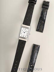 ジャガー・ルクルト レベルソ レディ 260.8.86 / Q2608420 Cal.864/1 手巻き SS 革 純正バックル（SS）シルバーアラビア文字盤（裏彫りあり / M）オーバーホール済み