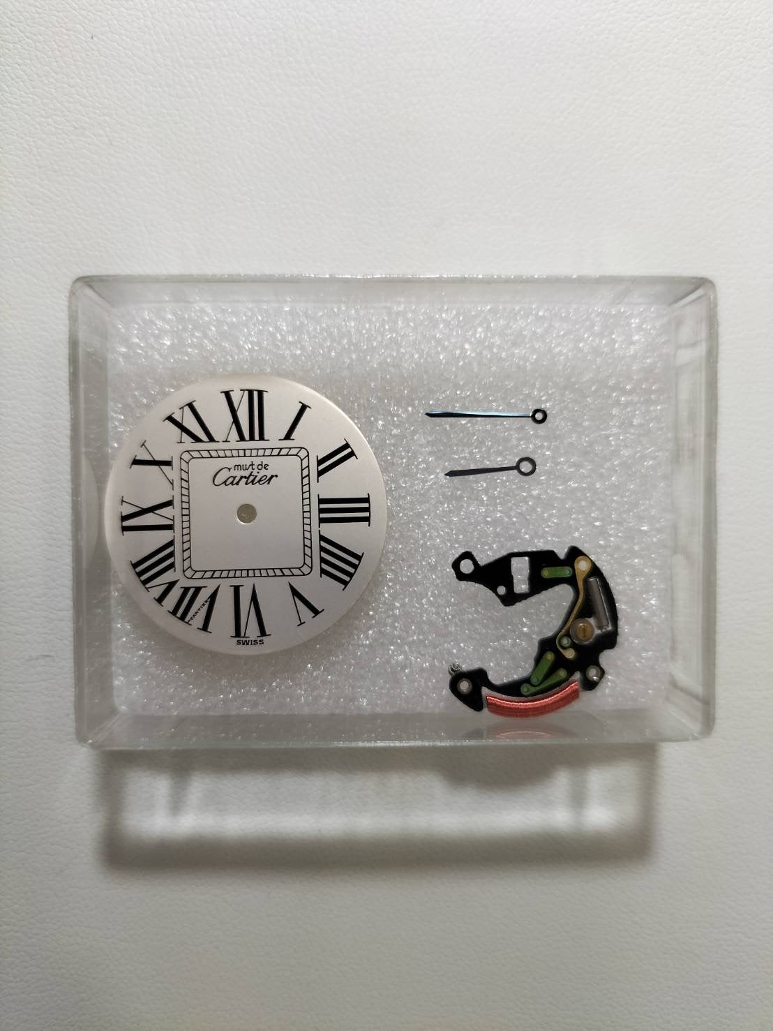 Cartier Must Vendome VLC LM W1005454 / 590003 Quartz Cal.90 SV925 Leather Genuine Deployant Buckle (GP) Opaline Dial (SWISS) Overhauled