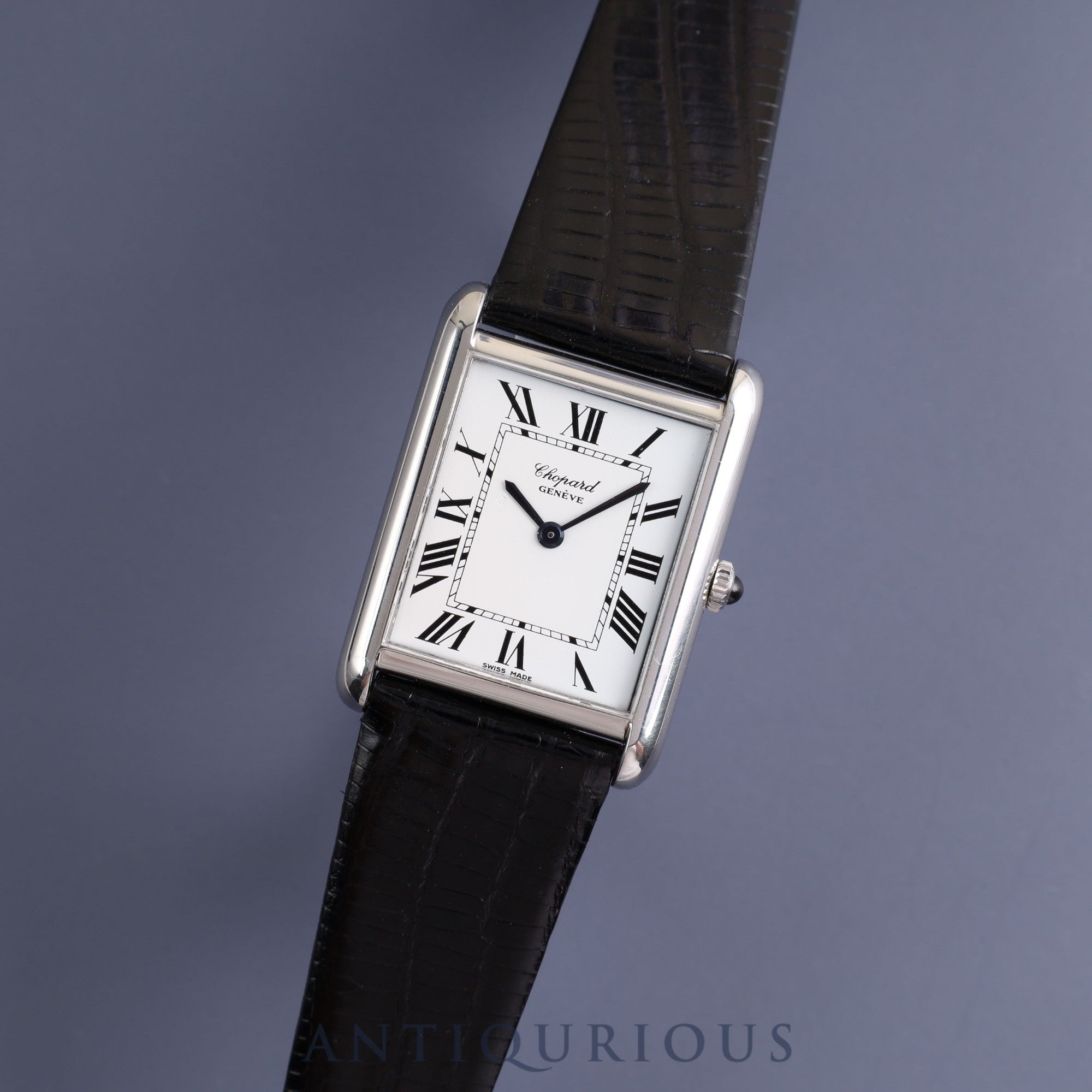 CHOPARD ショパール  RECTANGULAR レクタンギュラー 8014 1 手巻き Cal.895 SS 純正尾錠（SS）ホワイト文字盤